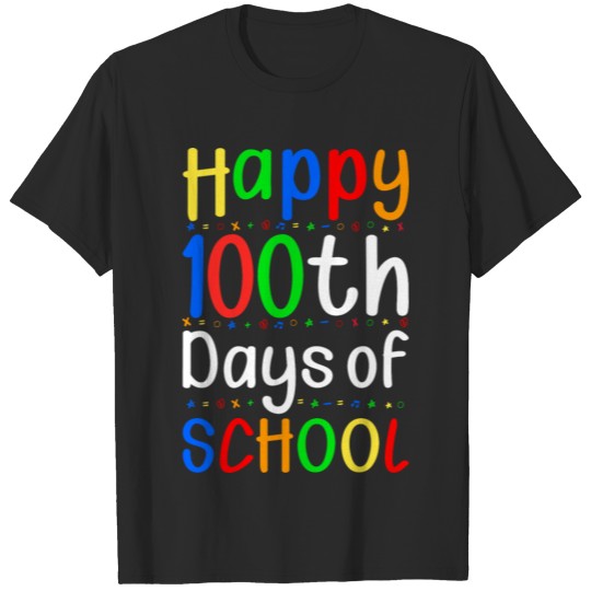 Discover happy 100 th days of school T-shirt