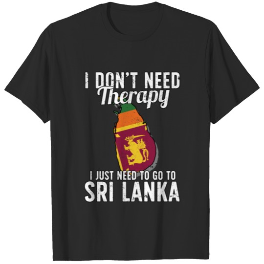 Discover Sri Lanka flag I Sri Lanka Souvenirs T-shirt