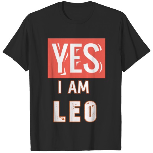 Discover YES I AM Leo T-shirt