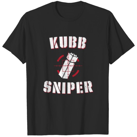 Discover Kubb sniper kubb yard game player T-shirt