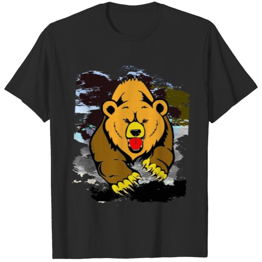 Discover bears union Background colorfull T-shirt