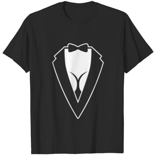 Discover LGBT Pride Gay Bachelor Party Suit Engagement T-shirt