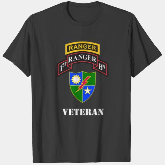 Veteran Gift-Army Ranger Shirt 1st Ranger Shirt Ve T-shirt