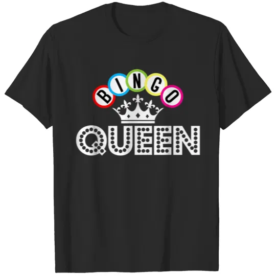 Discover Bingo Bingo Queen Crown Bingo Balls 1050 T-shirt