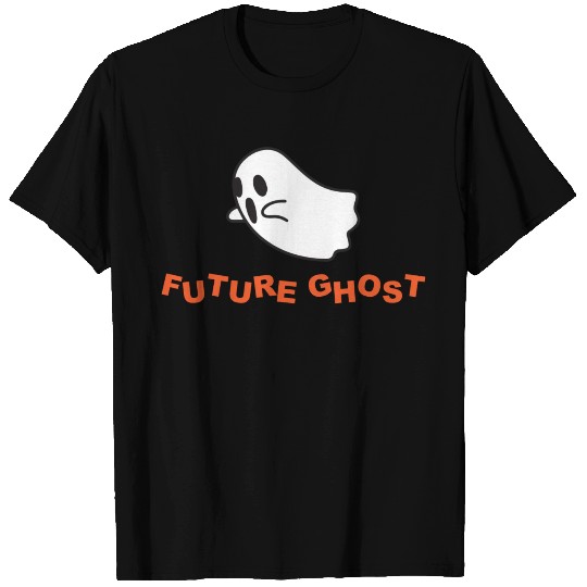 Future Ghost Funny Halloween Horror Design T-shirt