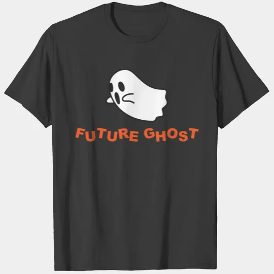 Future Ghost Funny Halloween Horror Design T-shirt