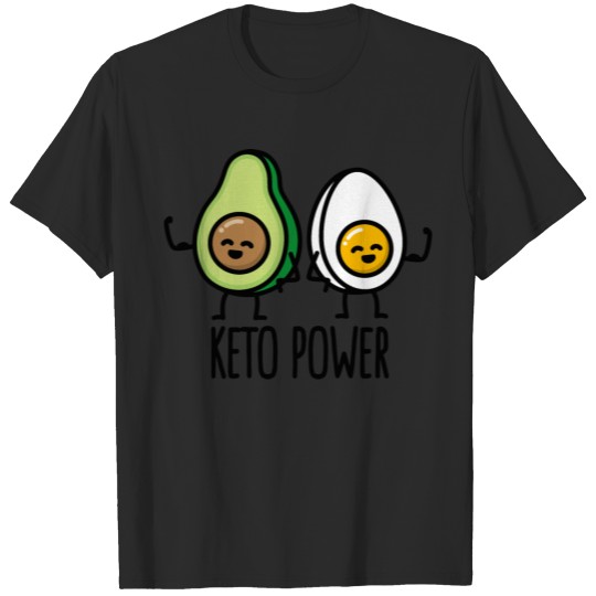 Discover Keto Power Egg Avocado Ketogenic Ketosis Gift idea T-shirt