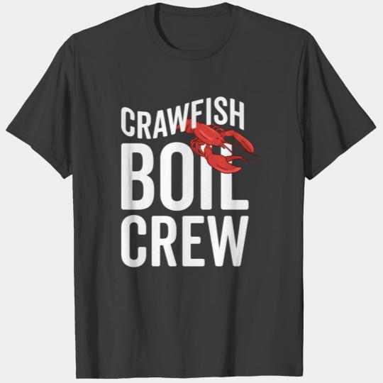Crawfish Boil Crew Cajun Season Funny T-shirt