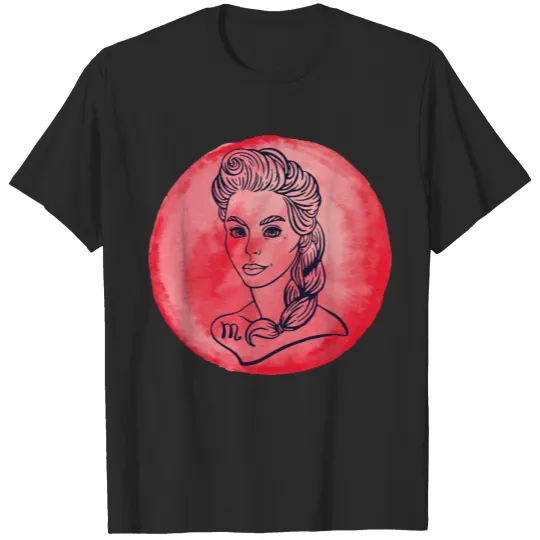Scorpio Zodiac Horoscope Astrology Woman Gift Idea T-shirt