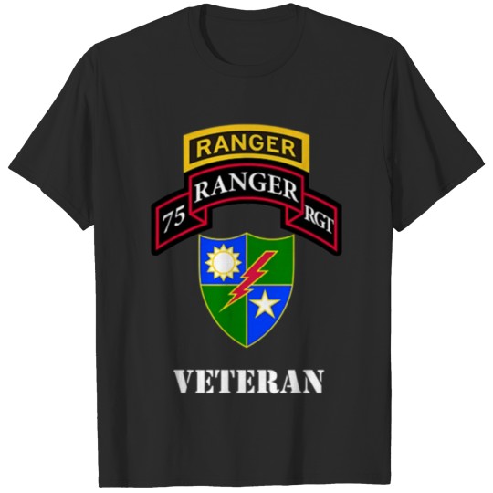 Discover Veteran Gift-Army Ranger Shirt 75th Ranger Shirt V T-shirt