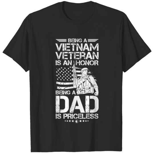 Discover Veteran Gift-Being A Vietnam Veteran Is A Honor Co T-shirt