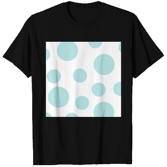 Blue Dots Pattern, Abstract Art, Simple, Minimalis T-shirt