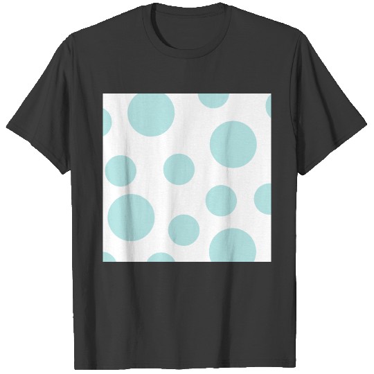Blue Dots Pattern, Abstract Art, Simple, Minimalis T-shirt