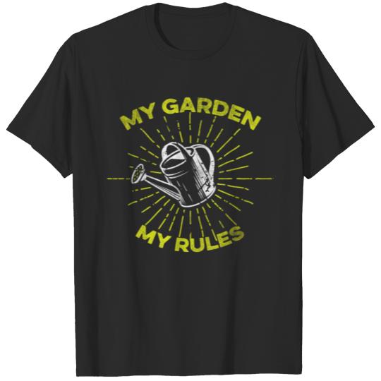 My Garden My Rules Funny Gardener Gift T-shirt