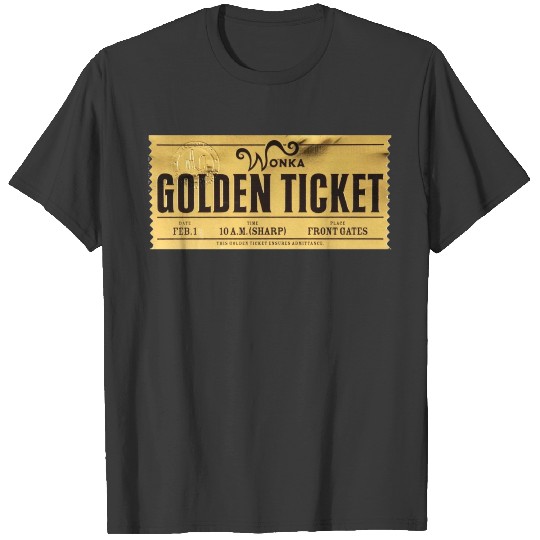 Willy Wonka Golden Ticket T-shirt