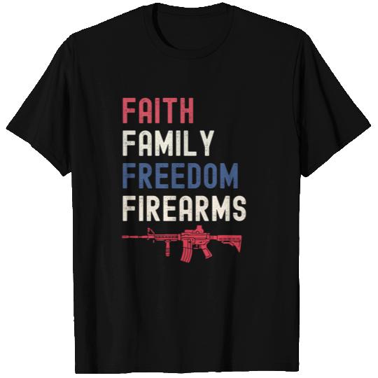 Faith Family Freedom Firearms T-shirt