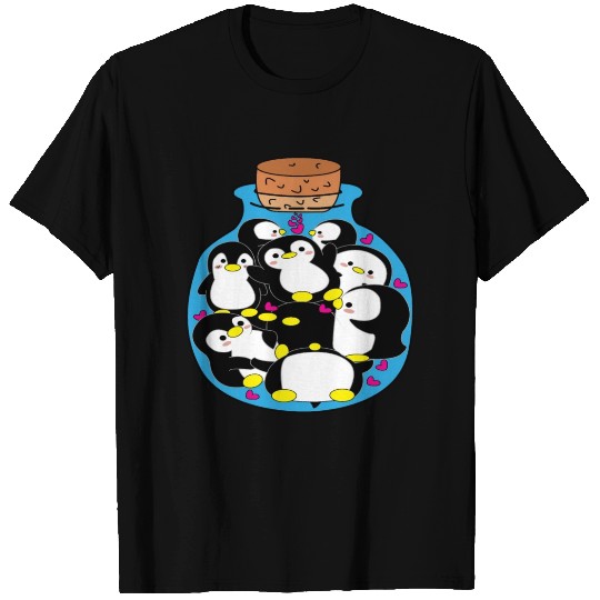 Bottle Of Penguins - Penguins T-shirt