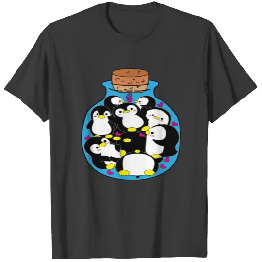 Bottle Of Penguins - Penguins T-shirt