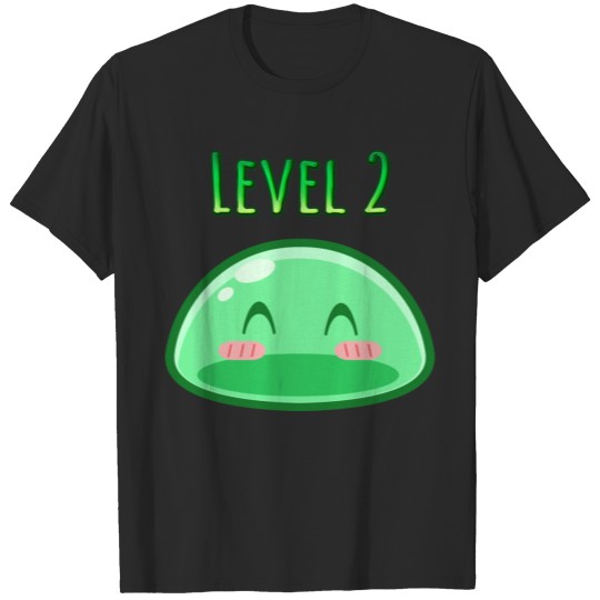 Discover Cute Green Dungeon Slime Monster Weird Anime T-shirt