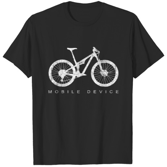 Discover Mobile Device Funny Mountain Bike Biking Biker MTB T-shirt
