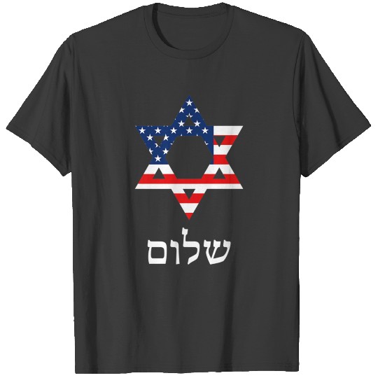 Veteran Gift-Jewish American Star Of David Flag Pa T-shirt