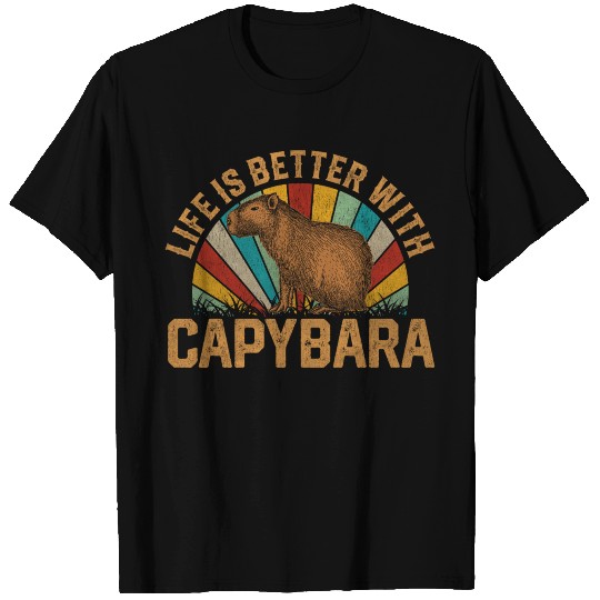 Life Is Better With Capybara T-shirt