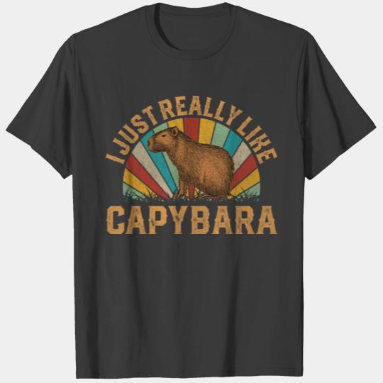 I Just Really Like Capybara T-shirt