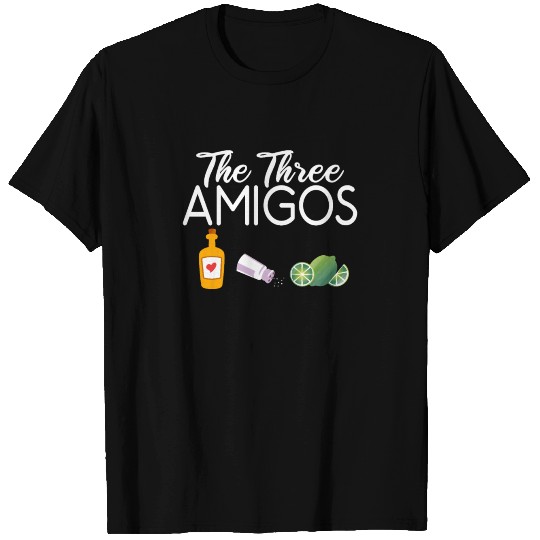 The Three Amigos Tequila Salt Lime Cinco De Mayo T-shirt