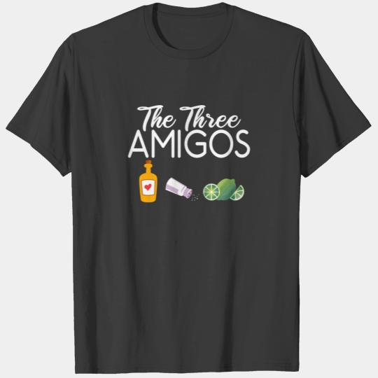 The Three Amigos Tequila Salt Lime Cinco De Mayo T-shirt