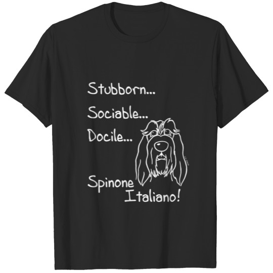 Discover Stubborn Spinone Italiano T-shirt