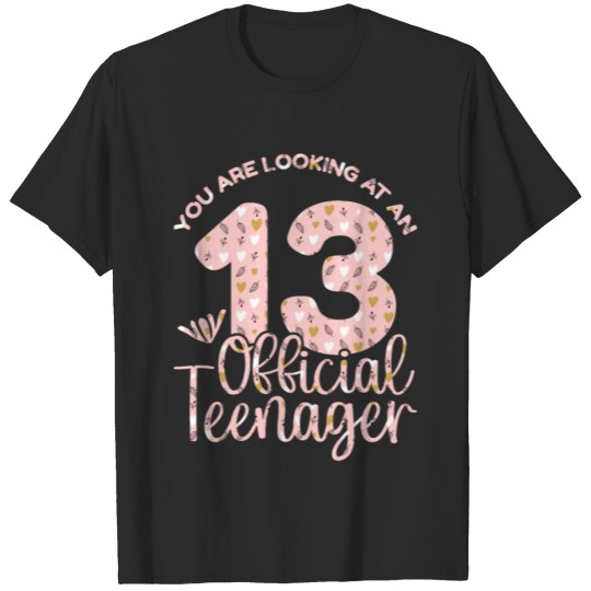 Discover 13th birthday girl 13 years teenager gift idea T-shirt