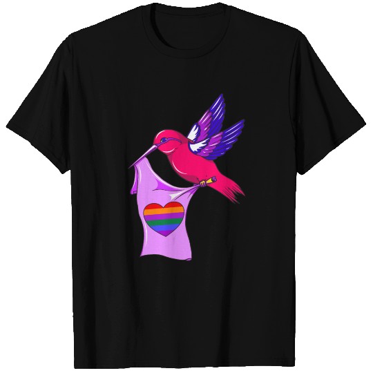 Bisexual Bird, Humming Bird, Bi Pride LGBTQ T-shirt
