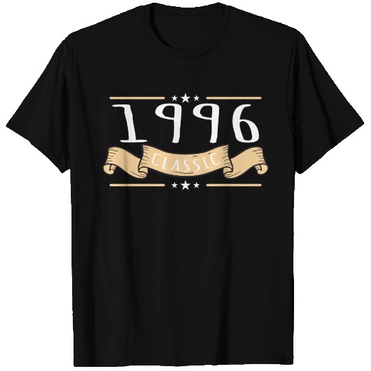 1996 Classic Birthday Anniversary Matching Couple T-shirt
