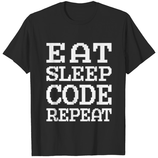 Discover Eat Sleep Code Repeat T-shirt