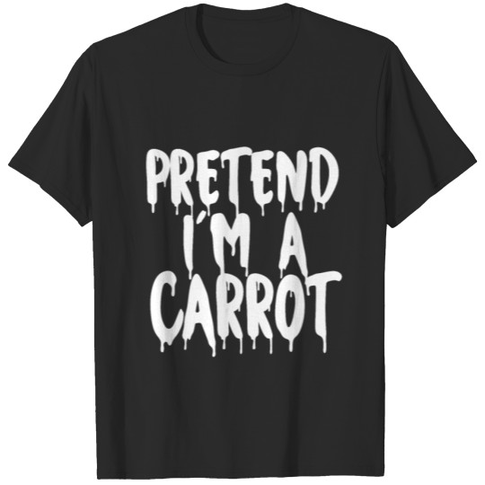 Discover Pretend I'm A Carrot Halloween 2021 Couples Cute T-shirt