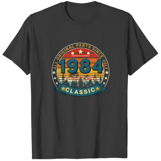 Discover July 1984 Vintage Gift Idea T-shirt