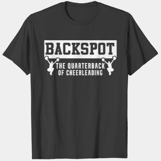 Backspot The Quarterback Of Cheerleading T-shirt