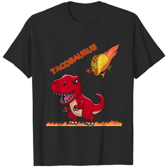 Discover Tacosaurus Red T-shirt