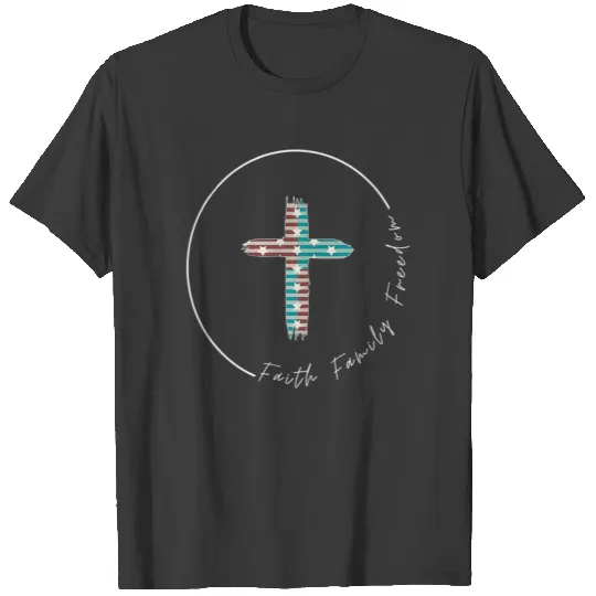FAITH FAMILY FREEDOM PATRIOTIC Premium T-shirt