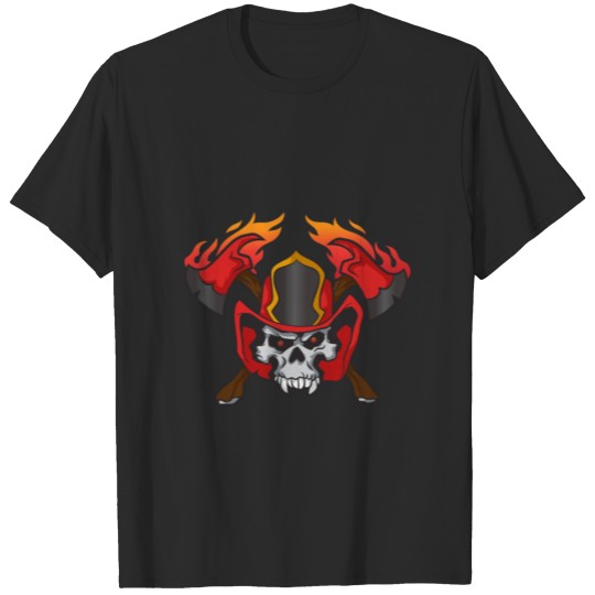 Discover Job Flame Skull T-shirt