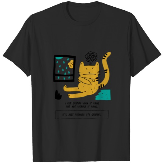 Discover Funny Cat Being Grumpy T-shirt