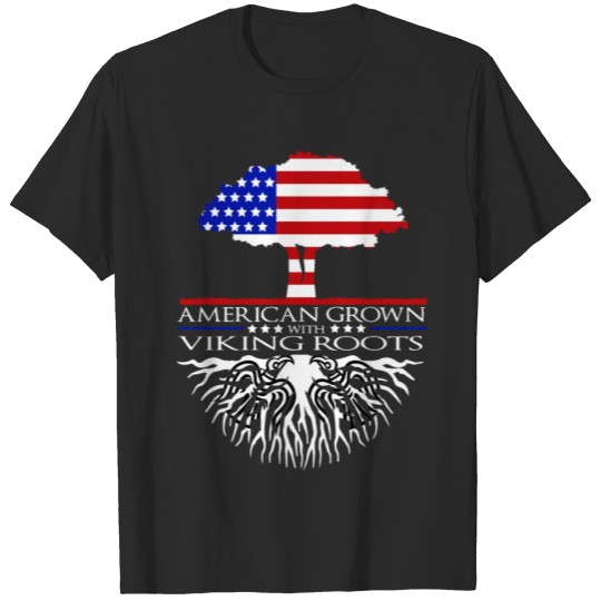 Discover American Grown Viking Roots Family Heritage T-shirt