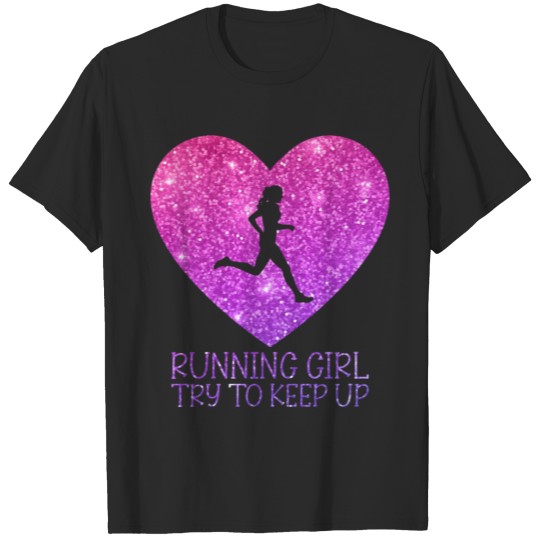 Discover Women Runner Jogging Running Girl T-shirt