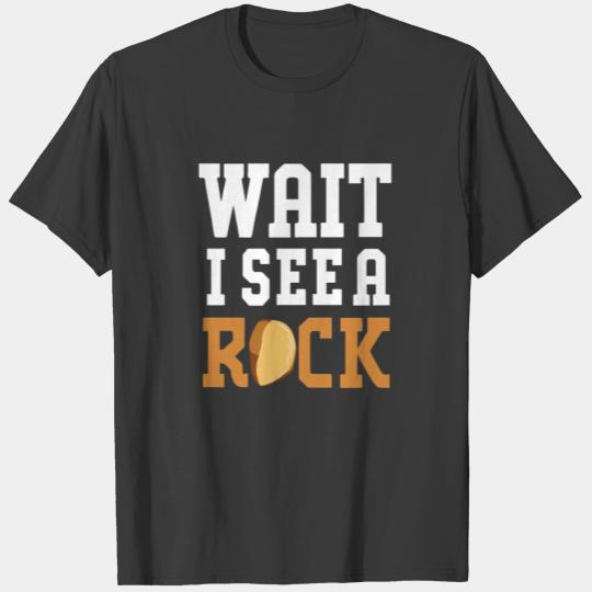 Discover Wait I See A Rock Funny Geologist Science Geology T-shirt