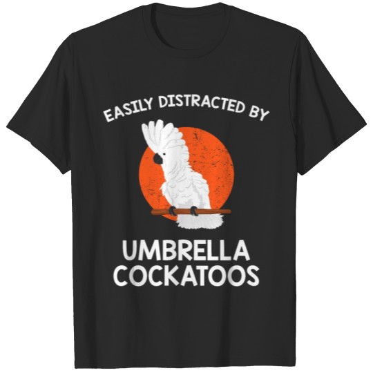 Discover Funny Parrot Lover Distracted by Umbrella T-shirt