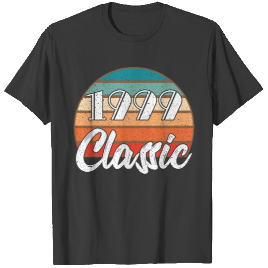 Anniversary Birthday 1999 Classic Colors Design T-shirt