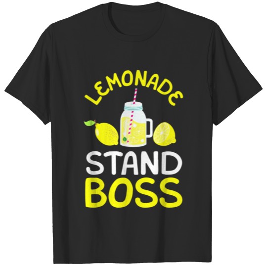 Discover Lemonade Stand Boss Lemon Juice Gift T Shirt T-shirt