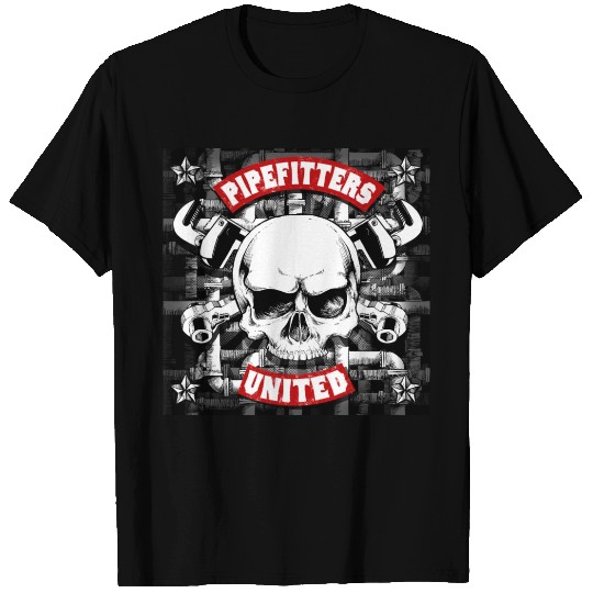 Pipefitters United Skull T-shirt