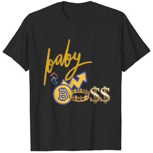 Discover Baby boss, funny t-shirt for babies with symbols T-shirt