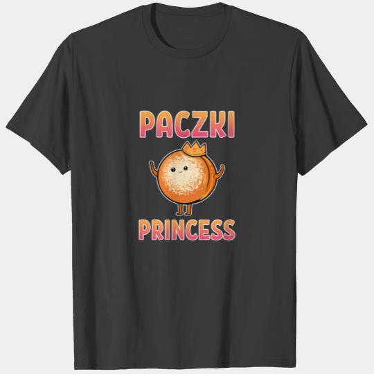 Cute Paczki Princess Polish Dessert Dyngus Day T-shirt